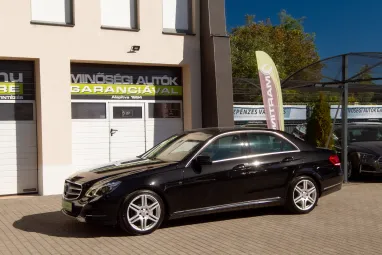 MERCEDES-BENZ E 220 CDI Avantgarde (Automata) Obsidian Black Metallic +Keveset futott +80e km!! +Mint az ÚJ! +2X-s GARANCIA !!