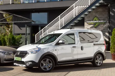 DACIA DOKKER 1.2 TCe Stepway Blanc Glacier Magyar 1. Tulajdonos +40e km! +Vez. Sz.könyv +2X-s GARANCIA !!