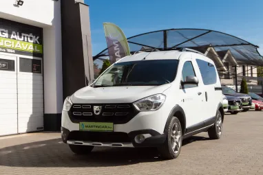 DACIA DOKKER 1.2 TCe Stepway Blanc Glacier Magyar 1. Tulajdonos +40e km! +Vez. Sz.könyv +2X-s GARANCIA !!