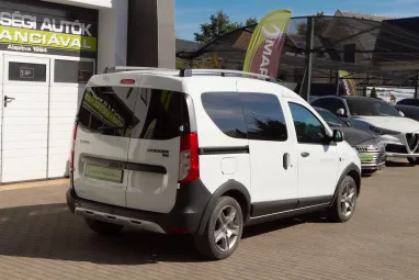 DACIA DOKKER 1.2 TCe Stepway Blanc Glacier Magyar 1. Tulajdonos +40e km! +Vez. Sz.könyv +2X-s GARANCIA !!
