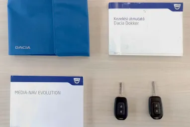 DACIA DOKKER 1.2 TCe Stepway Blanc Glacier Magyar 1. Tulajdonos +40e km! +Vez. Sz.könyv +2X-s GARANCIA !!