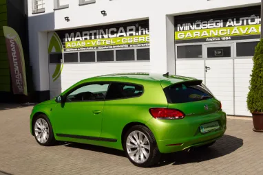 VOLKSWAGEN SCIROCCO 1.4 TSI Viper Green +Interlagos Rotor Wheels +1.Tulajdonos +Sz.Könyv +2X-s GARANCIA !!
