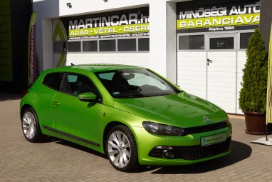 VOLKSWAGEN SCIROCCO 1.4 TSI Viper Green +Interlagos Rotor Wheels +1.Tulajdonos +Sz.Könyv +2X-s GARANCIA !!