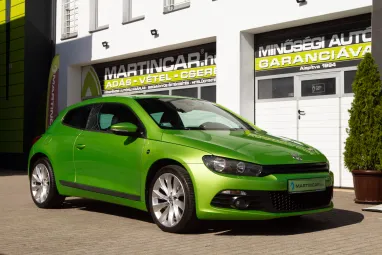 VOLKSWAGEN SCIROCCO 1.4 TSI Viper Green +Interlagos Rotor Wheels +1.Tulajdonos +Sz.Könyv +2X-s GARANCIA !!