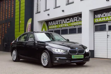 BMW 3-AS SOROZAT 318d Luxury (Automata) Black Sapphire Metalic +Magánszemély Tulajdonos +Eredeti Magyar Autó