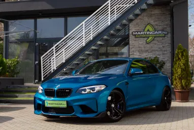 BMW M2 DKG Long Beach Blue + Comepetiton Interiör +Vez szervizkönyv +Magántulajdonból!!