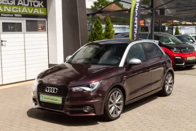 AUDI A1 Sportback 1.2 TFSI Ambition S-Line 60E.km Gyönyörű állapot+Full vez. Szervizkönyv +2X-s GARANCIA !!