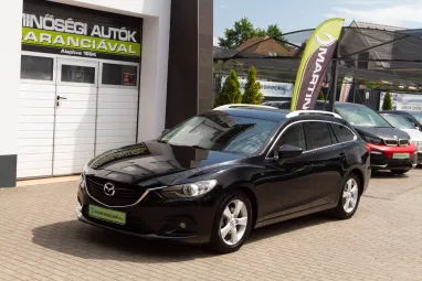 MAZDA 6 Sportkombi 2.2 CD175 Revolution Mica JET Black +Magasan felszerelt +Friss Műszaki +2X-s GARANCIA !!