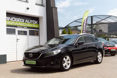 MAZDA 6 Sportkombi 2.2 CD175 Revolution Mica JET Black +Magasan felszerelt +Friss Műszaki +2X-s GARANCIA !!