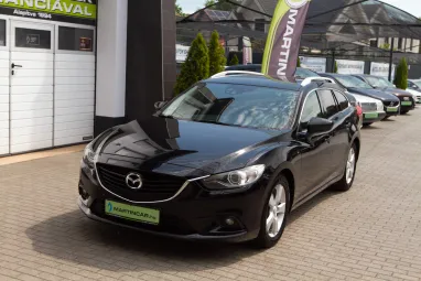 MAZDA 6 Sportkombi 2.2 CD175 Revolution Mica JET Black +Magasan felszerelt +Friss Műszaki +2X-s GARANCIA !!