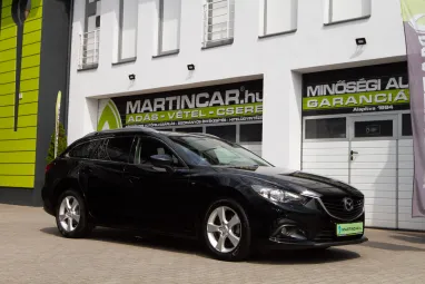 MAZDA 6 Sportkombi 2.2 CD175 Revolution Mica JET Black +Magasan felszerelt +Friss Műszaki +2X-s GARANCIA !!