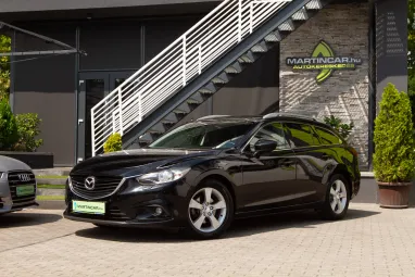 MAZDA 6 Sportkombi 2.2 CD175 Revolution Mica JET Black +Magasan felszerelt +Friss Műszaki +2X-s GARANCIA !!