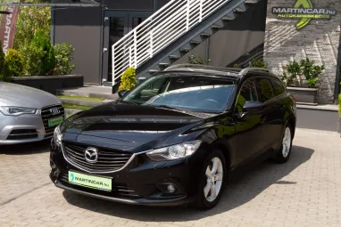 MAZDA 6 Sportkombi 2.2 CD175 Revolution Mica JET Black +Magasan felszerelt +Friss Műszaki +2X-s GARANCIA !!