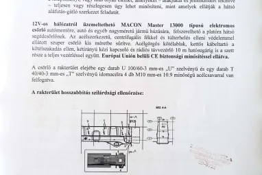 CITROEN JUMPER Autómentő Gris Fer Metallic +Friss Műszaki +2X-s GARANCIA !!