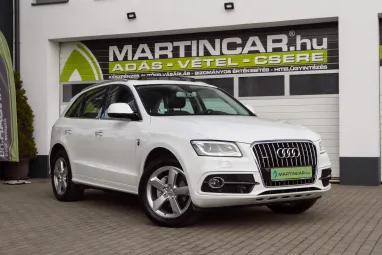 AUDI Q5 2.0 TDI quattro clean diesel S-tronic S-Line Ibis White +Full +Eredeti Magyar Autó +Első Tulajdonos +2X-s GARANCIA!!