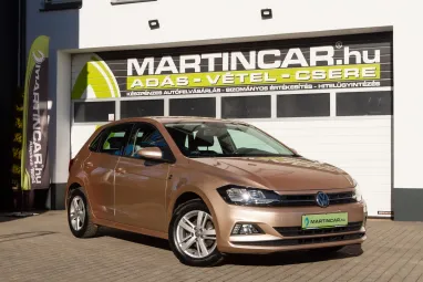 VOLKSWAGEN POLO VI 1.0 MPI Comfortline Pale Copper Metallic +Eredeti Magyar Autó +Első Tulajdonostól +2X-s GARANCIA !!