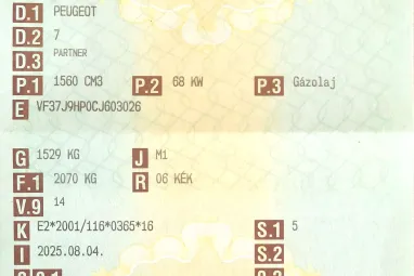 PEUGEOT PARTNER Tepee 1.6 HDi Active e Sport +Kyanos Blue +Cobalt enteriör +Igényes állapot +2X-s GARANCIA !!