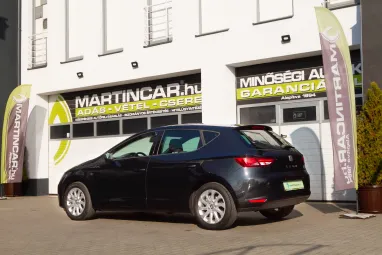 SEAT LEON 1.6 CR TDI Style SPORT Edition +Phantom BLACK +Végig vezetett szervízkönyv +2X-s GARANCIA !!