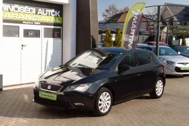 SEAT LEON 1.6 CR TDI Style SPORT Edition +Phantom BLACK +Végig vezetett szervízkönyv +2X-s GARANCIA !!