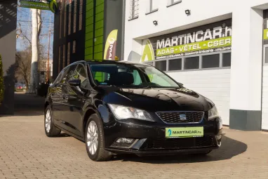 SEAT LEON 1.6 CR TDI Style SPORT Edition +Phantom BLACK +Végig vezetett szervízkönyv +2X-s GARANCIA !!