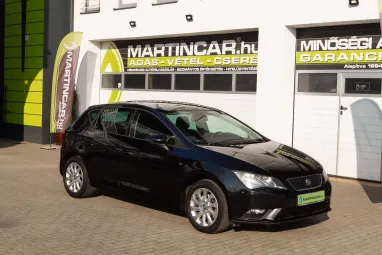 SEAT LEON 1.6 CR TDI Style SPORT Edition +Phantom BLACK +Végig vezetett szervízkönyv +2X-s GARANCIA !!