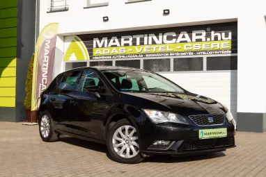 SEAT LEON 1.6 CR TDI Style SPORT Edition +Phantom BLACK +Végig vezetett szervízkönyv +2X-s GARANCIA !!