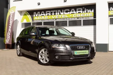 AUDI A4 Avant 2.0 TDI DPF Lava Gray +Első Tulajdonostól +Vonóhorog +2X-s GARANCIA !!