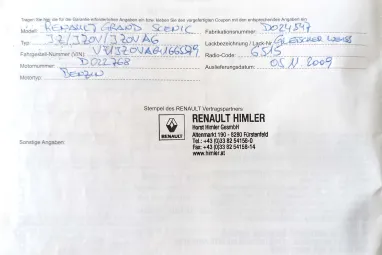 RENAULT GRAND SCENIC Scénic 1.6 16V Dynamique Glacier White +1.Tulajdonos +Friss Műszaki +Vezérlés csere +2X-s GARANCIA !!