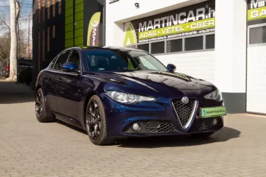 ALFA ROMEO GIULIA 2.2 D Super (Automata) Deep Blue Metallic +QV felnik +Eredeti Magyar Autó +Friss Műszaki +2X-s GARANCIA !!