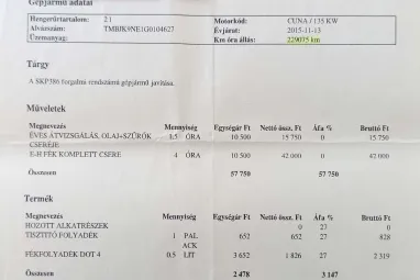 SKODA OCTAVIA Combi 2.0 CR TDI RS Euro 6 Panoráma +Maximális felszereltség +FULL Vezetett szervízkönyv +2X-s GARANCIA !!