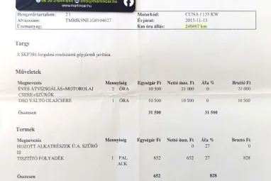 SKODA OCTAVIA Combi 2.0 CR TDI RS Euro 6 Panoráma +Maximális felszereltség +FULL Vezetett szervízkönyv +2X-s GARANCIA !!