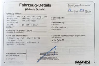 SUZUKI SX4 1.6 GS 4WD Galactic Gray +1.Tulajdonos +Friss Műszaki +Keveset futott +2X-s GARANCIA !!