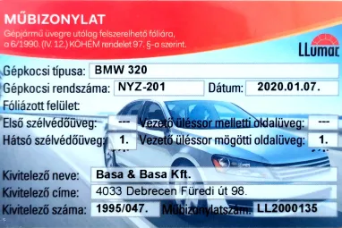 BMW 320d (Automata) Full Extra + Gyári Fényezés + Végig Vezetett Szervízkönyv + 2X-s GARANCIA !!