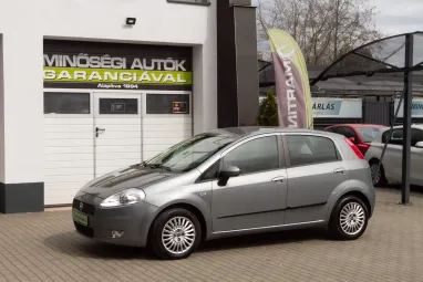 FIAT GRANDE PUNTO 1.4 8V Dynamic Grey Metallic +Első Tulajdonostól +Keveset futott +2X-s GARANCIA !!