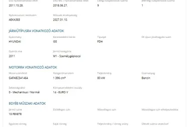 HYUNDAI I30 i30u 1.4 DOHC Life Phantom Black Pearl +Keveset futott +Igényes állapot 2X-s GARANCIA !!