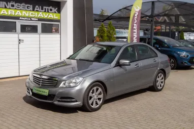MERCEDES-BENZ C 220 CDI BlueEFFICIENCY Elegance Palladium Silver +Első Tulajdonostól +Friss Műszaki +2X-s GARANCIA !!