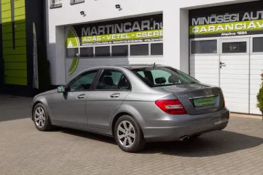 MERCEDES-BENZ C 220 CDI BlueEFFICIENCY Elegance Palladium Silver +Első Tulajdonostól +Friss Műszaki +2X-s GARANCIA !!