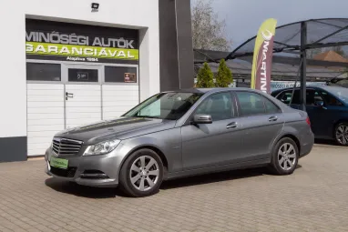 MERCEDES-BENZ C 220 CDI BlueEFFICIENCY Elegance Palladium Silver +Első Tulajdonostól +Friss Műszaki +2X-s GARANCIA !!