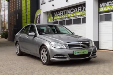 MERCEDES-BENZ C 220 CDI BlueEFFICIENCY Elegance Palladium Silver +Első Tulajdonostól +Friss Műszaki +2X-s GARANCIA !!