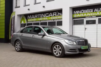 MERCEDES-BENZ C 220 CDI BlueEFFICIENCY Elegance Palladium Silver +Első Tulajdonostól +Friss Műszaki +2X-s GARANCIA !!