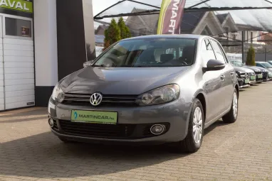 VOLKSWAGEN GOLF VI 1.6 TDi Trendline United Gray Metallic +Első Tulajdonostól +Végig Vez.Szervizkönyv +2X-s GARANCIA !!