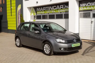 VOLKSWAGEN GOLF VI 1.6 TDi Trendline United Gray Metallic +Első Tulajdonostól +Végig Vez.Szervizkönyv +2X-s GARANCIA !!