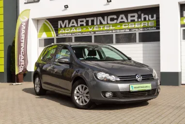 VOLKSWAGEN GOLF VI 1.6 TDi Trendline United Gray Metallic +Első Tulajdonostól +Végig Vez.Szervizkönyv +2X-s GARANCIA !!