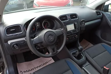 VOLKSWAGEN GOLF VI 1.6 TDi Trendline United Gray Metallic +Első Tulajdonostól +Végig Vez.Szervizkönyv +2X-s GARANCIA !!