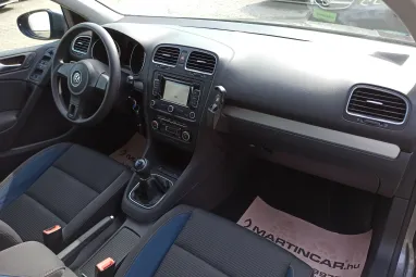 VOLKSWAGEN GOLF VI 1.6 TDi Trendline United Gray Metallic +Első Tulajdonostól +Végig Vez.Szervizkönyv +2X-s GARANCIA !!