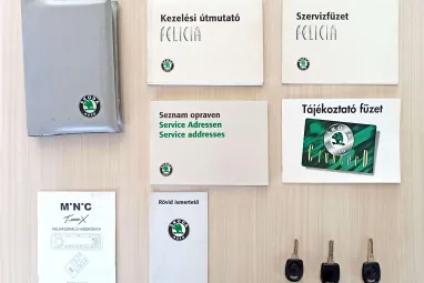 SKODA FELICIA 1.3 LX Color Pastellgelb Darázs Varázs +Eredeti Magyar Auto + Sok műszaki !!