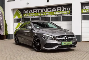 MERCEDES-BENZ CLA 180 AMG Sport Mountain Gray Metallic +Kiemelkedő állapot +Friss Műszaki +2X-s GARANCIA !!