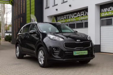 KIA SPORTAGE 2.0 CRDI Silver 4WD Black Pearl +Végig Vez. Szervizkönyv +Mint az ÚJ +Friss Műszaki +2X-s GARANCIA !