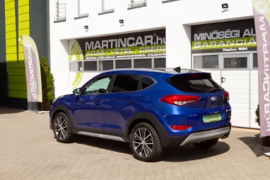 HYUNDAI TUCSON 1.6 T-GDI Executive 4WD DCT Passion 94E km +Maximum Extra +Végig Hyundai-nál Szervizelt + 2X-s GARANCIA !!