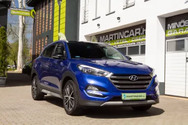 HYUNDAI TUCSON 1.6 T-GDI Executive 4WD DCT Passion 94E km +Maximum Extra +Végig Hyundai-nál Szervizelt + 2X-s GARANCIA !!